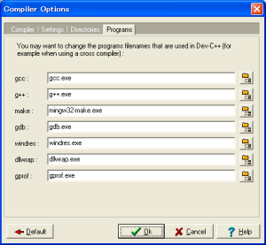 Compiler Options Programs